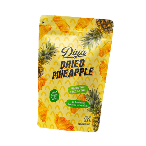 Natural Dried Pineapple Pieces 100g